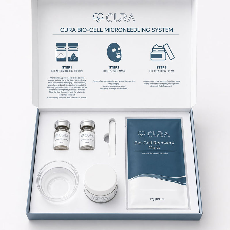 CURA Bio Microneedling Home Kit